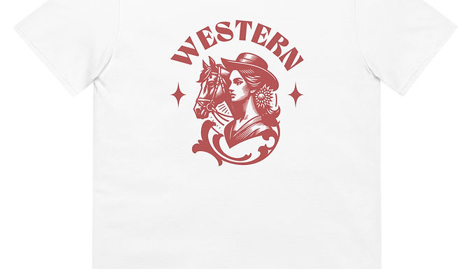 Vintage Cowgirl Western Graphic Unisex Tee
