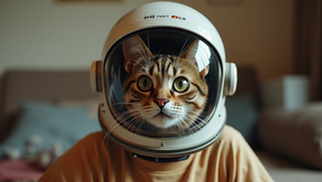 Galactic Cat Tee: Where Feline Fantasy Meets the Cosmos