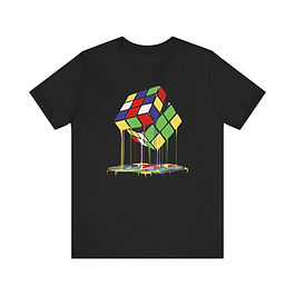 Dripping Rubik’s Cube Aesthetic T-Shirt