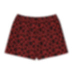 Bold Red Leopard Print Unisex Cotton Shorts for a fashionable, eye-catching look. Soft, durable cotton for all-day comfort.