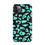 Thumbnail: Purchase online best Sleek Teal Tough iPhone Case with Bold Leopard Print for Sale. Stylish, tough, and made to stand out!
