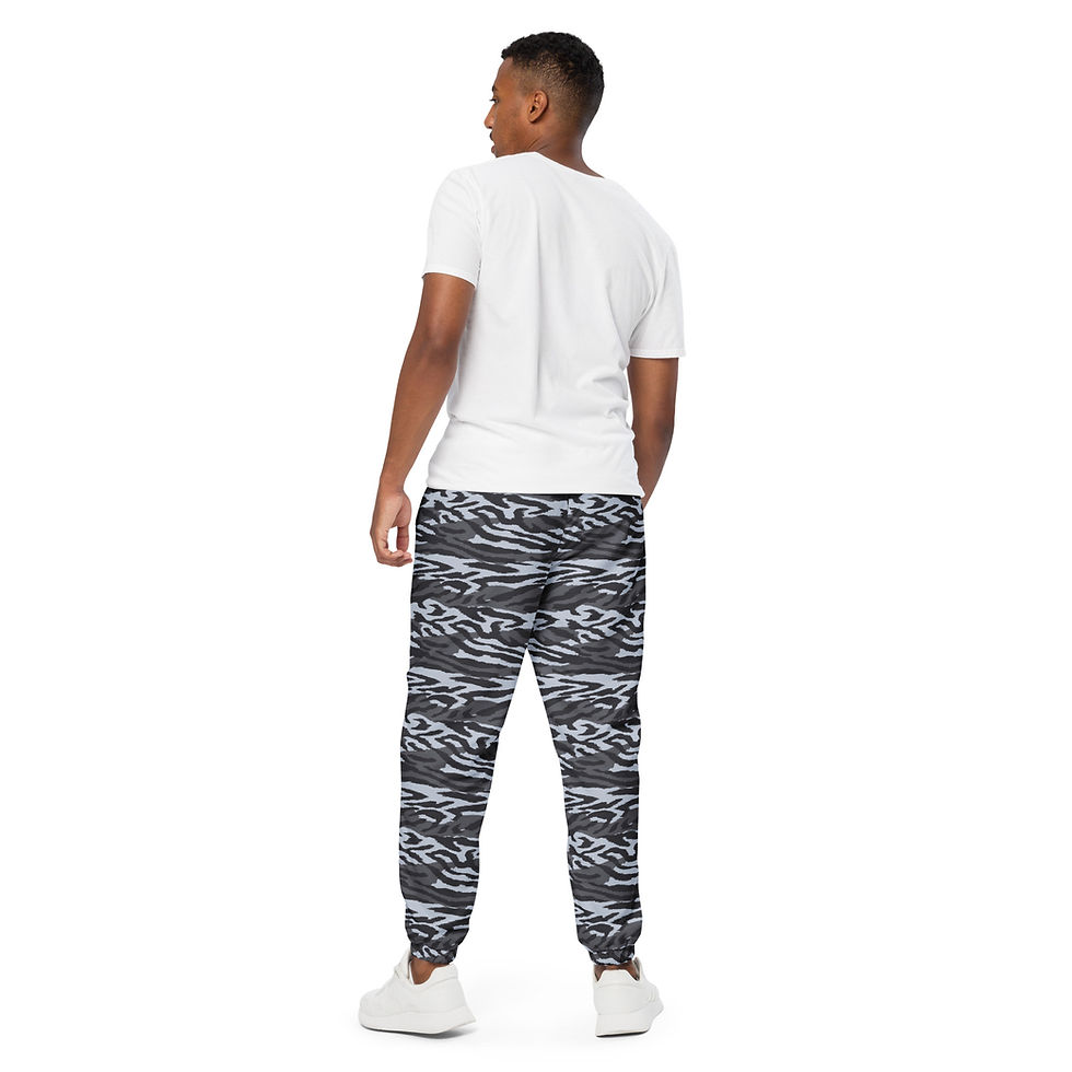 Thumbnail: Buy Comfortable Gray Camouflage Unisex Track Pants. Perfect fit, superior comfort, and versatile design for all-day wear.