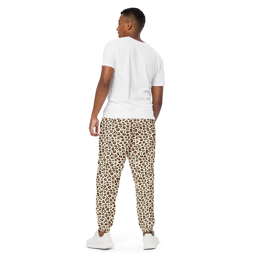 Thumbnail: Buy online Bold Brown Leopard Skin Print Track Pants—trendy, comfortable, and designed to turn heads wherever you go.