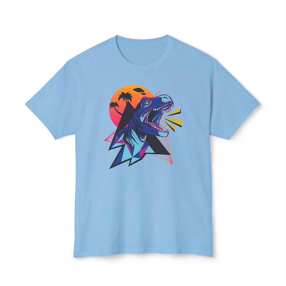 Thumbnail: Colorful Dinosaur Tee Unique Design Shirt. We've got you covered! Get a unique design shirt, and unleash your inner dino fan.