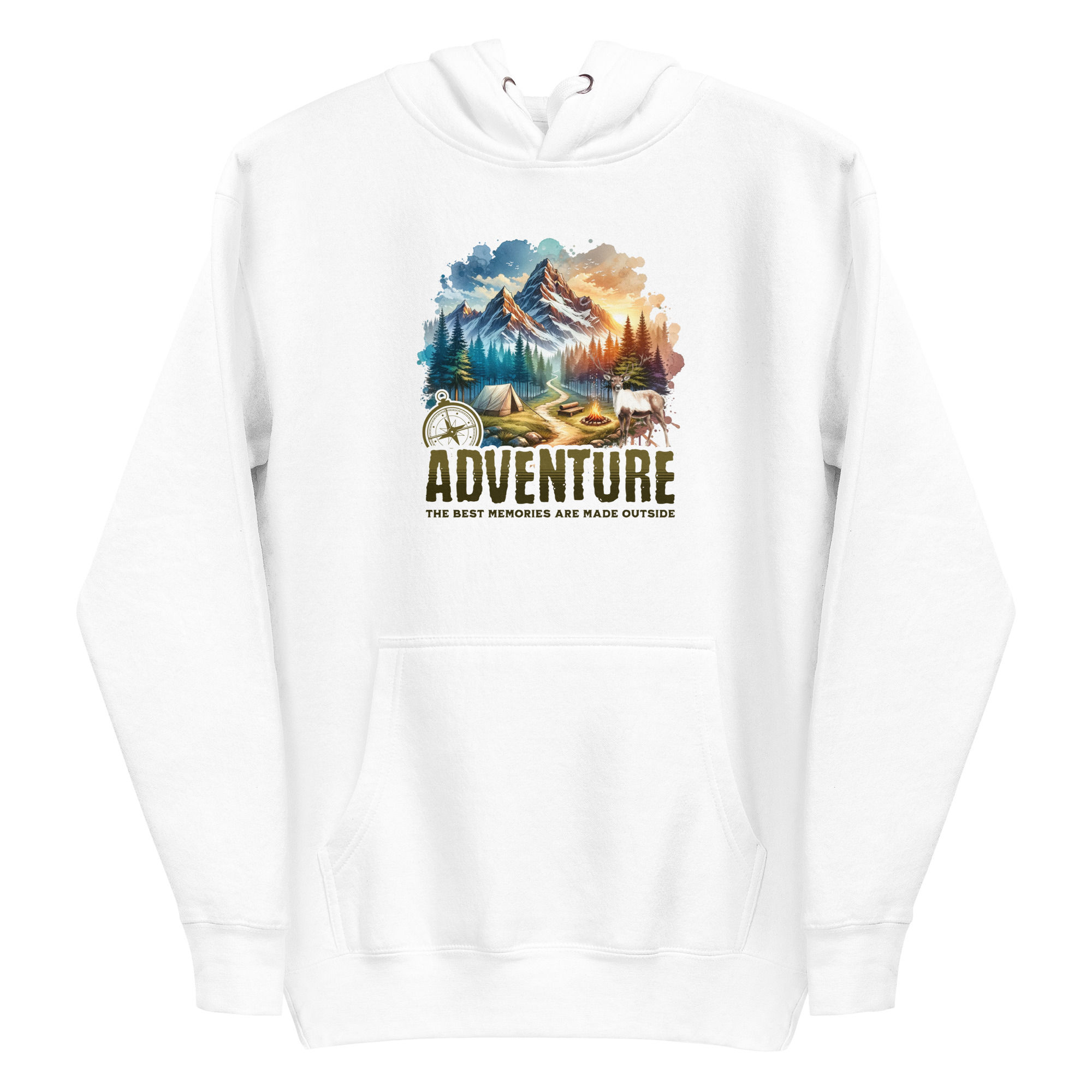 Comfortable Life Is Adventure Graphic Hoodie for Casual Wear, designed with soft comfort and a bold outdoor-inspired look.
