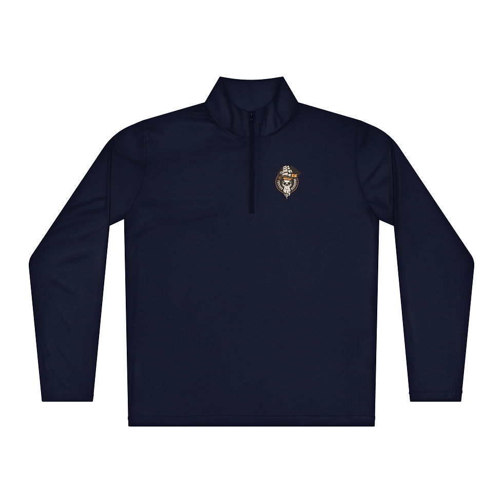 Thumbnail: Stylish and comfortable with the Trendy Pirates Octopus Lightweight Quarter-Zip Pullover. Perfect for casual and active days!