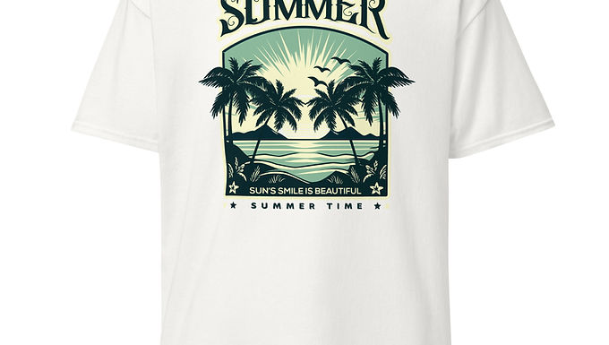 Boho Summer Time Tropical Palm Beach T-Shirt
