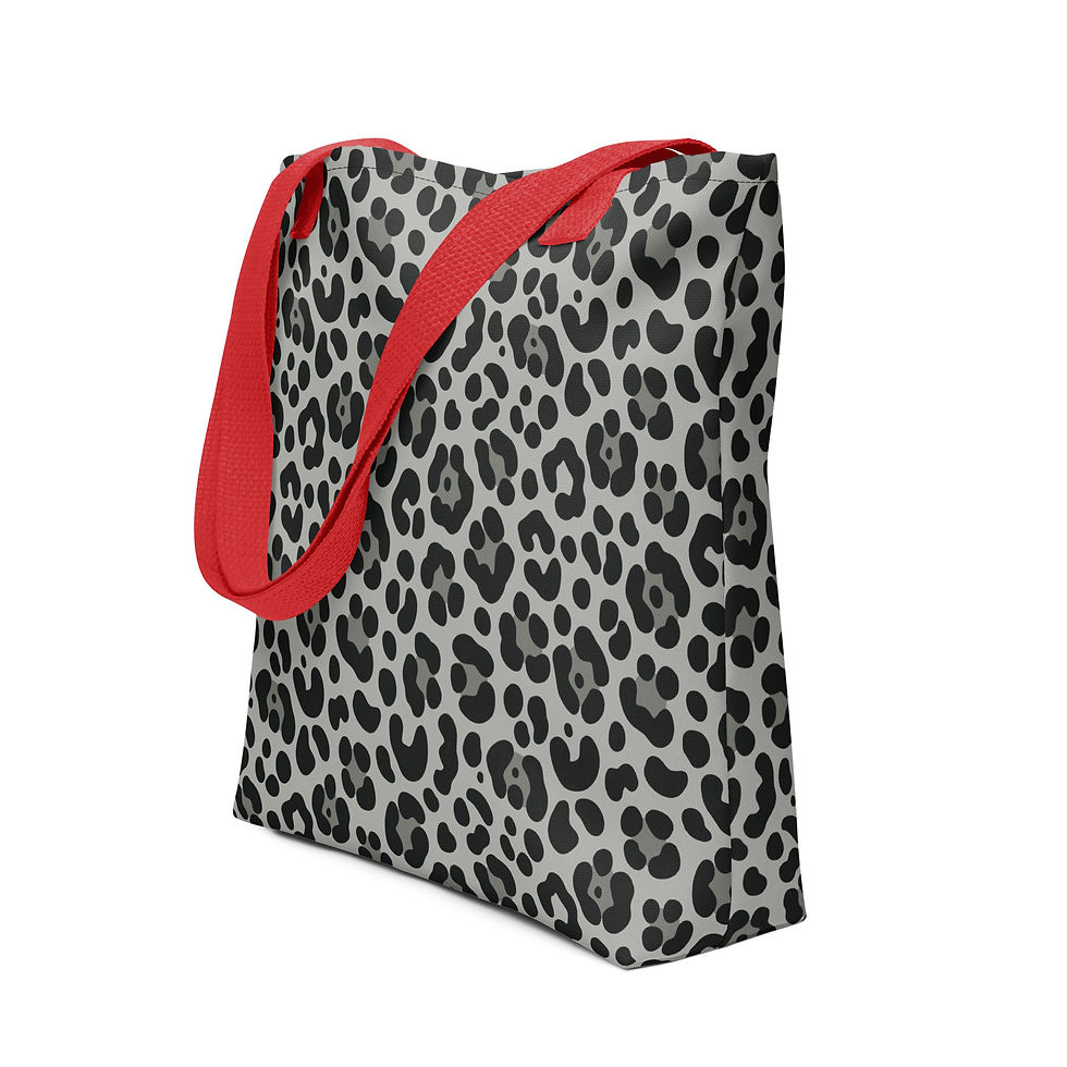 Shop Stylish Snow Leopard Print Tote Bag for Everyday Use. Perfect blend of fashion and function for your daily essentials!