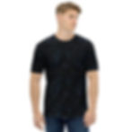 Buy online Colorful Rain Stripes Men's Crew Neck T-Shirt Bright, bold stripes for a fresh look! Shop now for vibrant comfort.