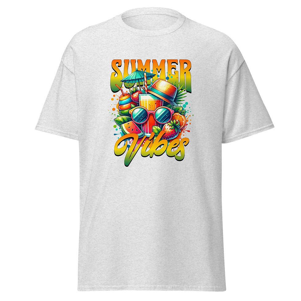 Thumbnail: Buy online Summer Vibes Graphic T-Shirt for Casual Wear for Sale. Stay cool, stylish, and comfortable all summer long!