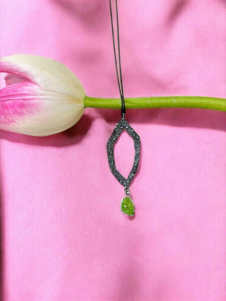 grains k338 necklace handmade 925 silver