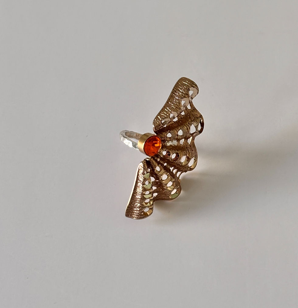 statement amber ring cyprus