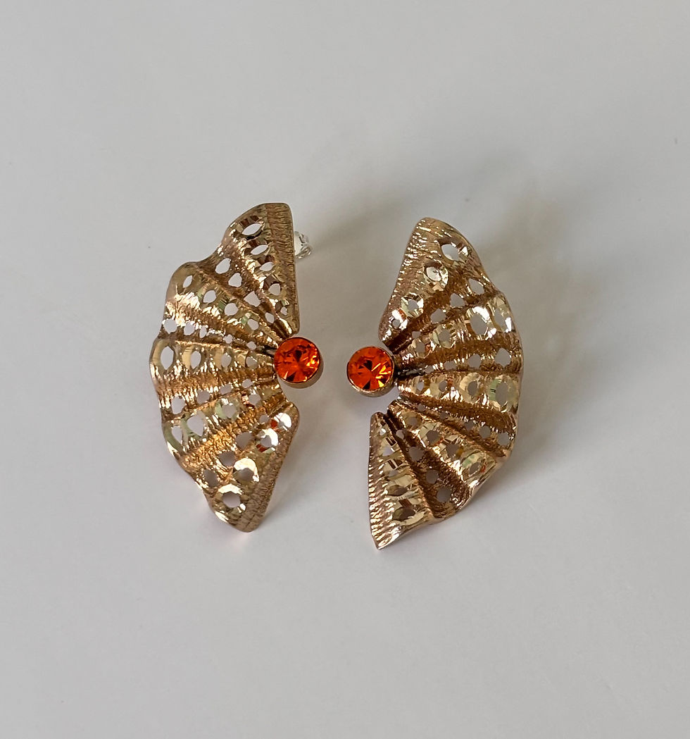 Thumbnail: statement amber earrings cyprus
