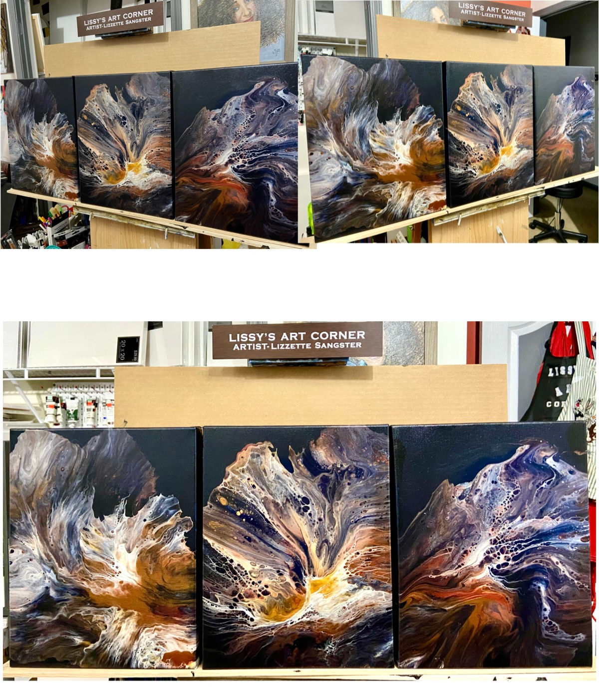 Exotic Trio Series- Gallery Canvas