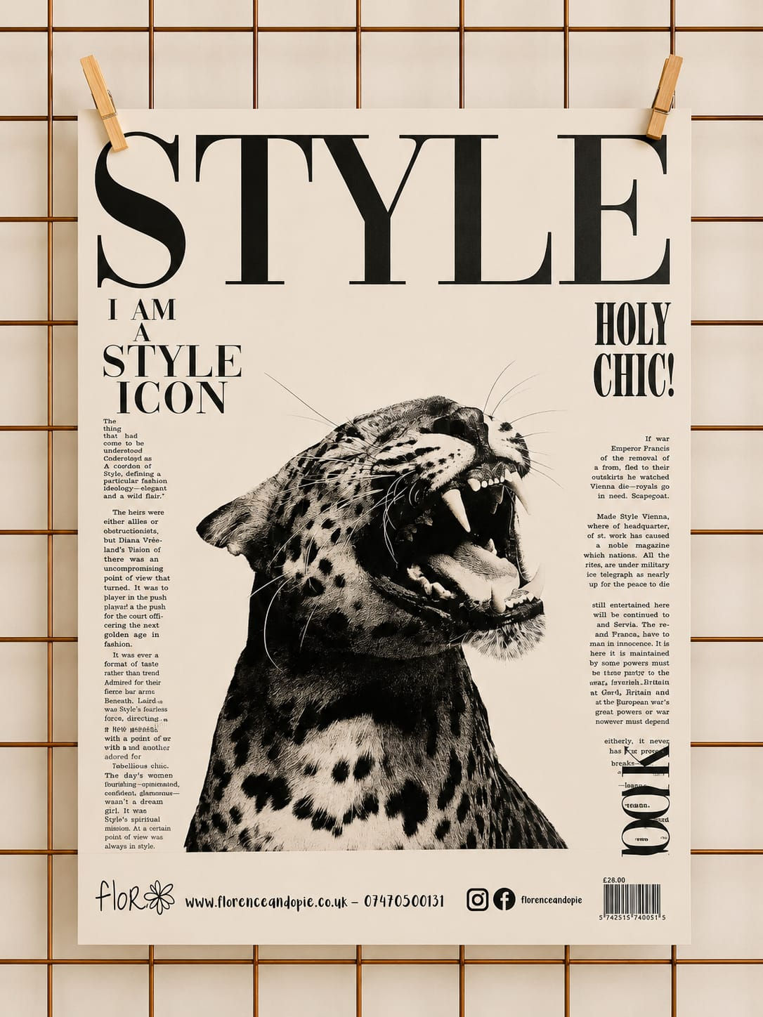 Style Icon A3 Print