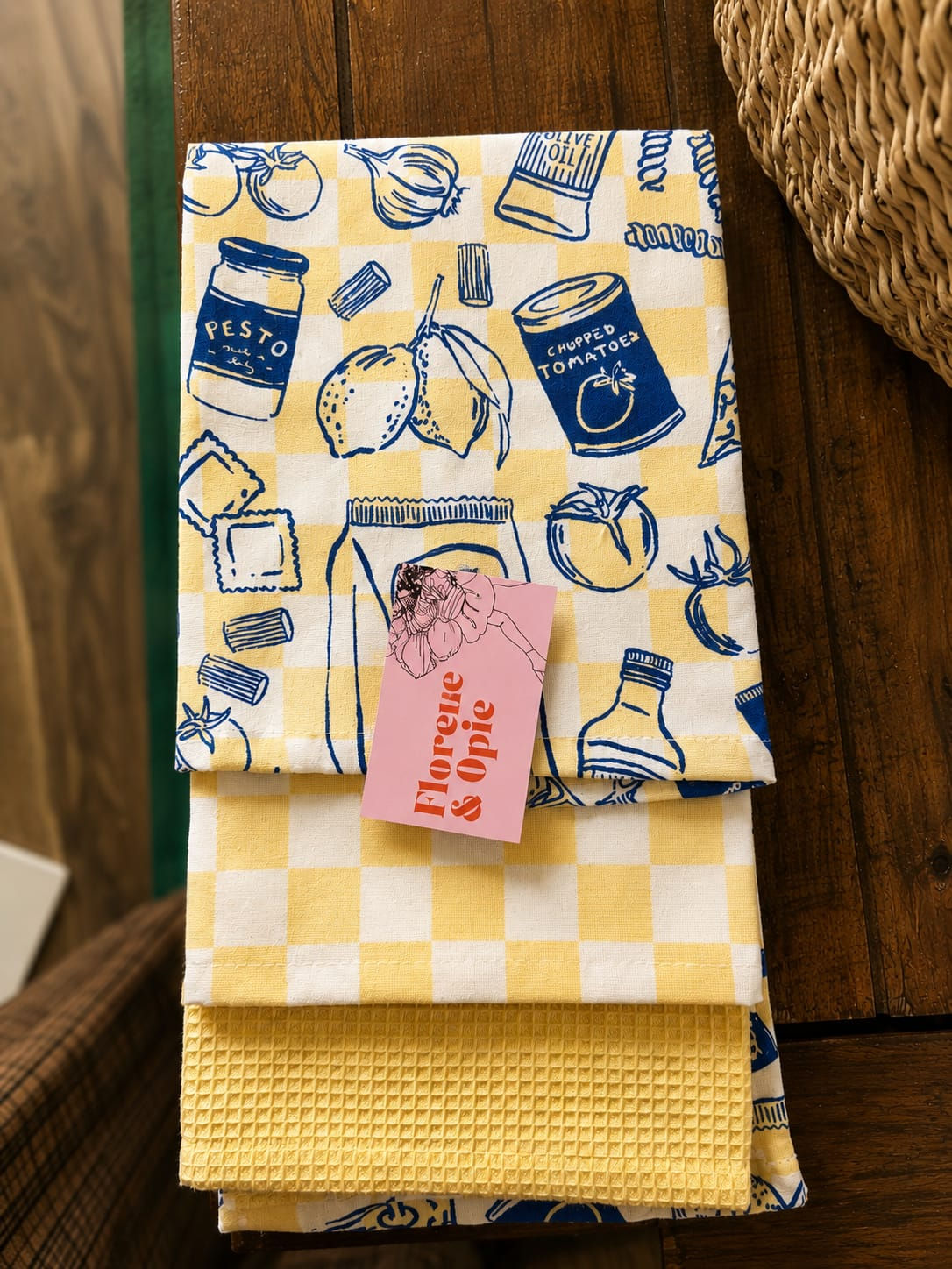 Flor yellow set T Towels