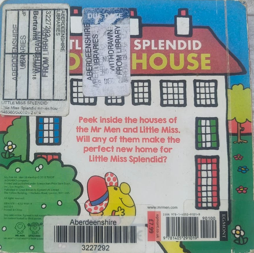 Thumbnail: Little Miss Splendid Moves House - Board Book