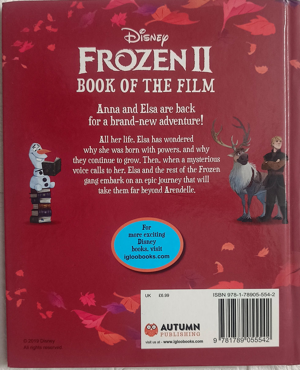 Thumbnail: Frozen 2 (Book Of The Film) - Hardcover