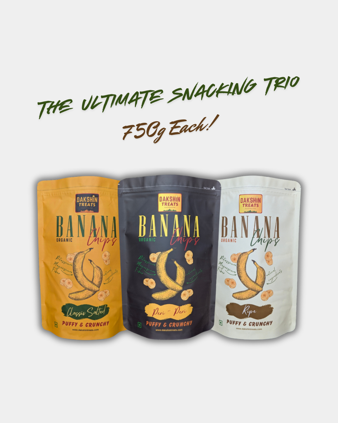 The Ultimate Snacking Trio (750g Each!)