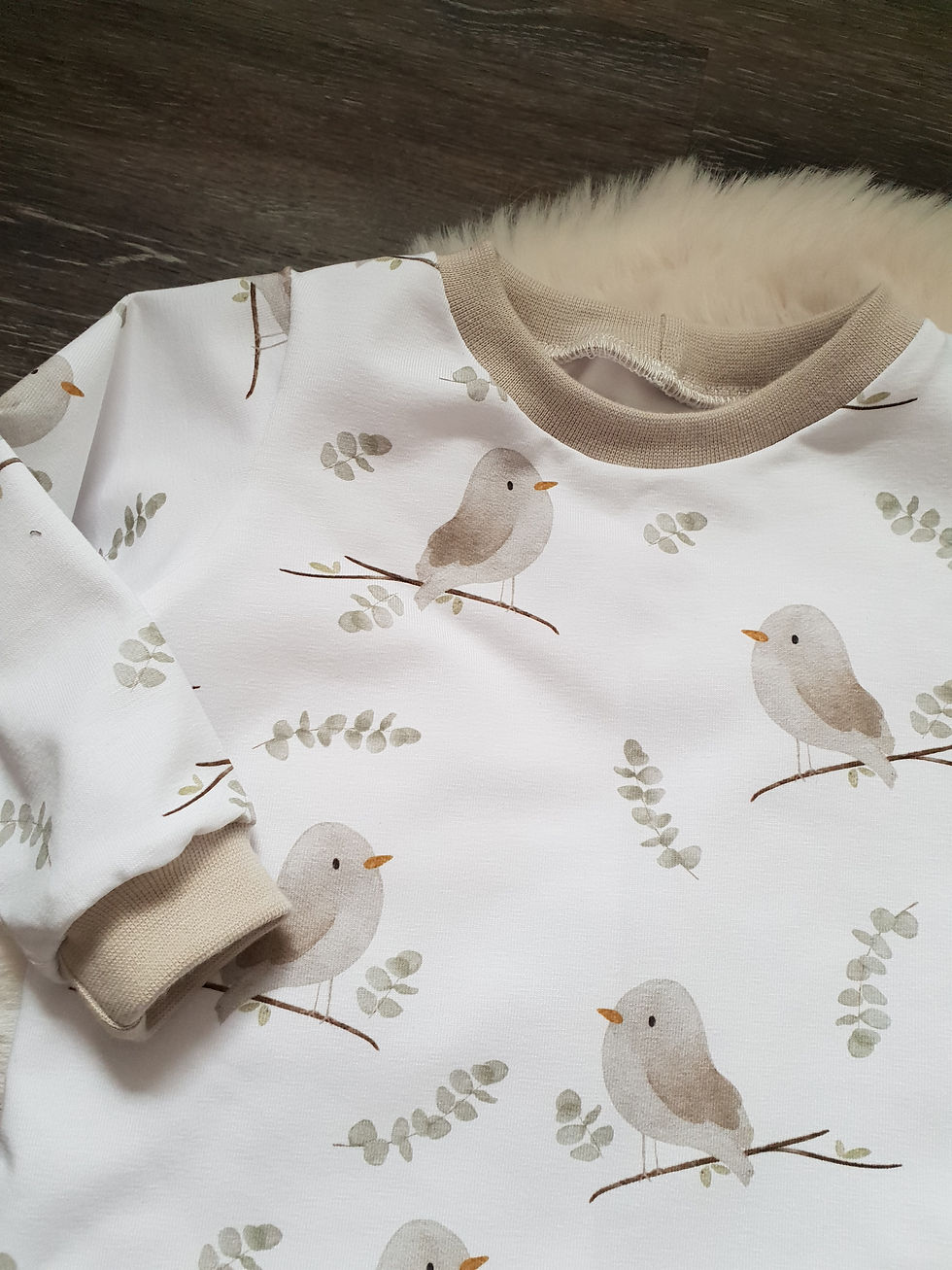 Miniaturbild: Pumphose lang mit passendem Pullover / Vogel khaki