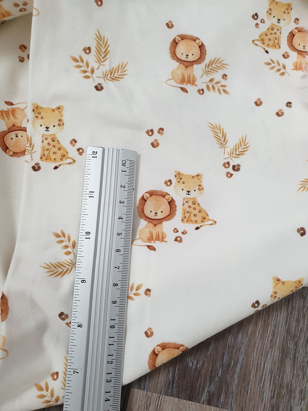 Miniaturbild: Jersey Stoff Löwe / Tiger