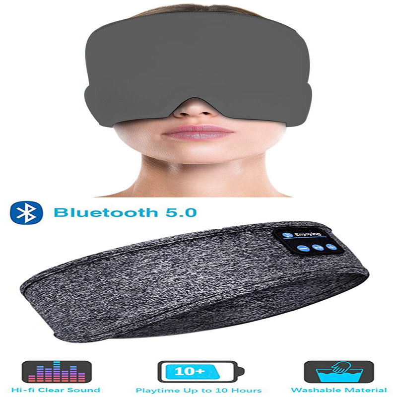 Thumbnail: Wireless Bluetooth Headband Soft Elastic Comfortable Music Eye Mask for Sleep