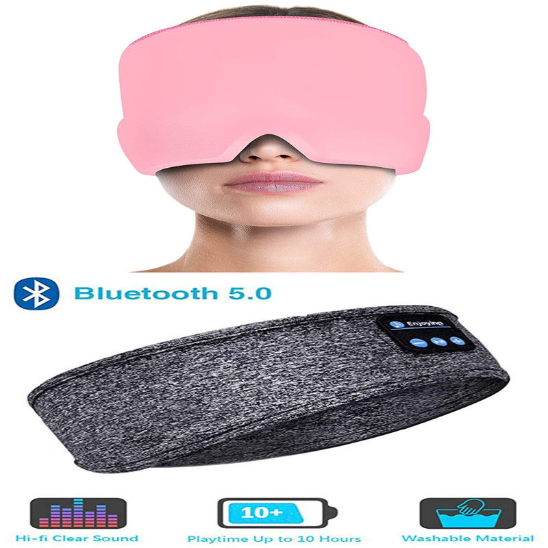 Thumbnail: Wireless Bluetooth Headband Soft Elastic Comfortable Music Eye Mask for Sleep