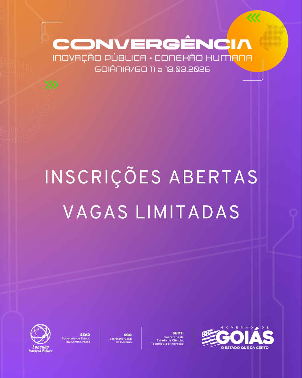Participe da 4ª edição do Convergência, um dos maiores eventos de inovação no setor público do Brasil!