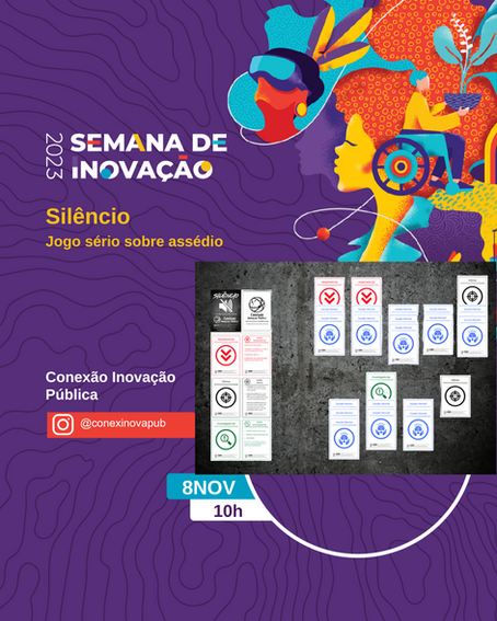 Jogo sério Silêncio na Semana de Inovação 2023