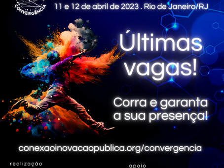 Últimas vagas para o evento Convergência!