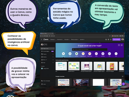 Ontem, 08/02, foi realizado o evento “Conexão: Aquário PQC sobre o Canva”!