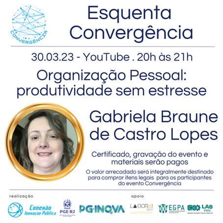 Hoje (30/03) acontecerá o terceiro evento do Esquenta Convergência!