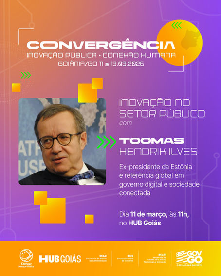 Toomas Hendrik Ilves, ex-presidente da Estônia, realizará a conferência de abertura do evento Convergência 2026!