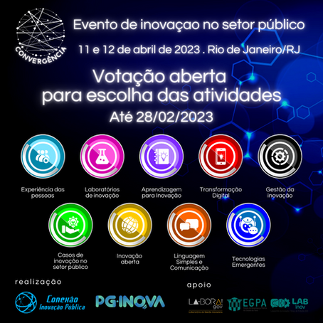 Participe da votação aberta para a seleção de atividades para o evento Convergência!