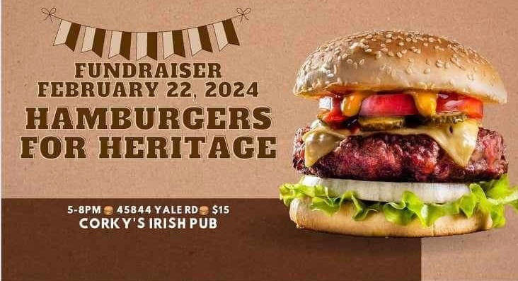 Hamburgers for Heritage Fundraiser