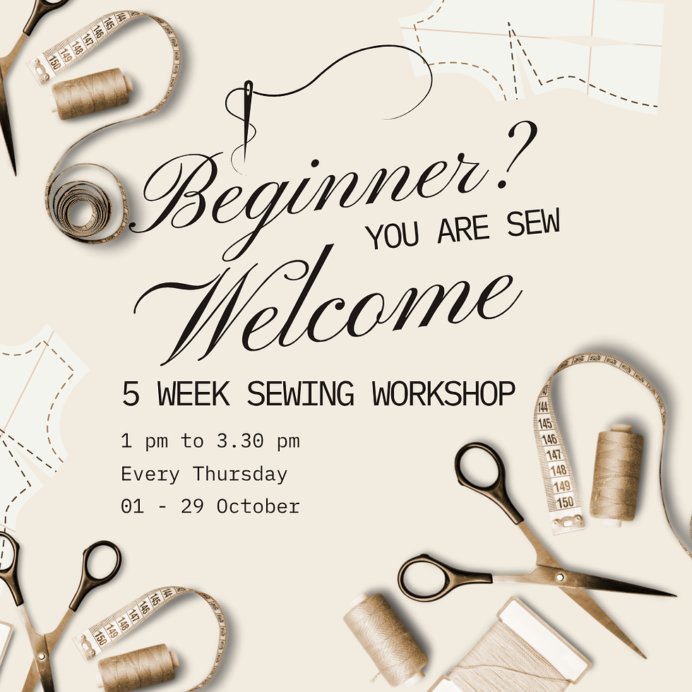 Sewing Workshop - Week 2