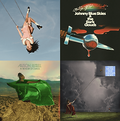 Cover art from ZZ Top, Reckless Kelly, BR5-49, Dire Straits