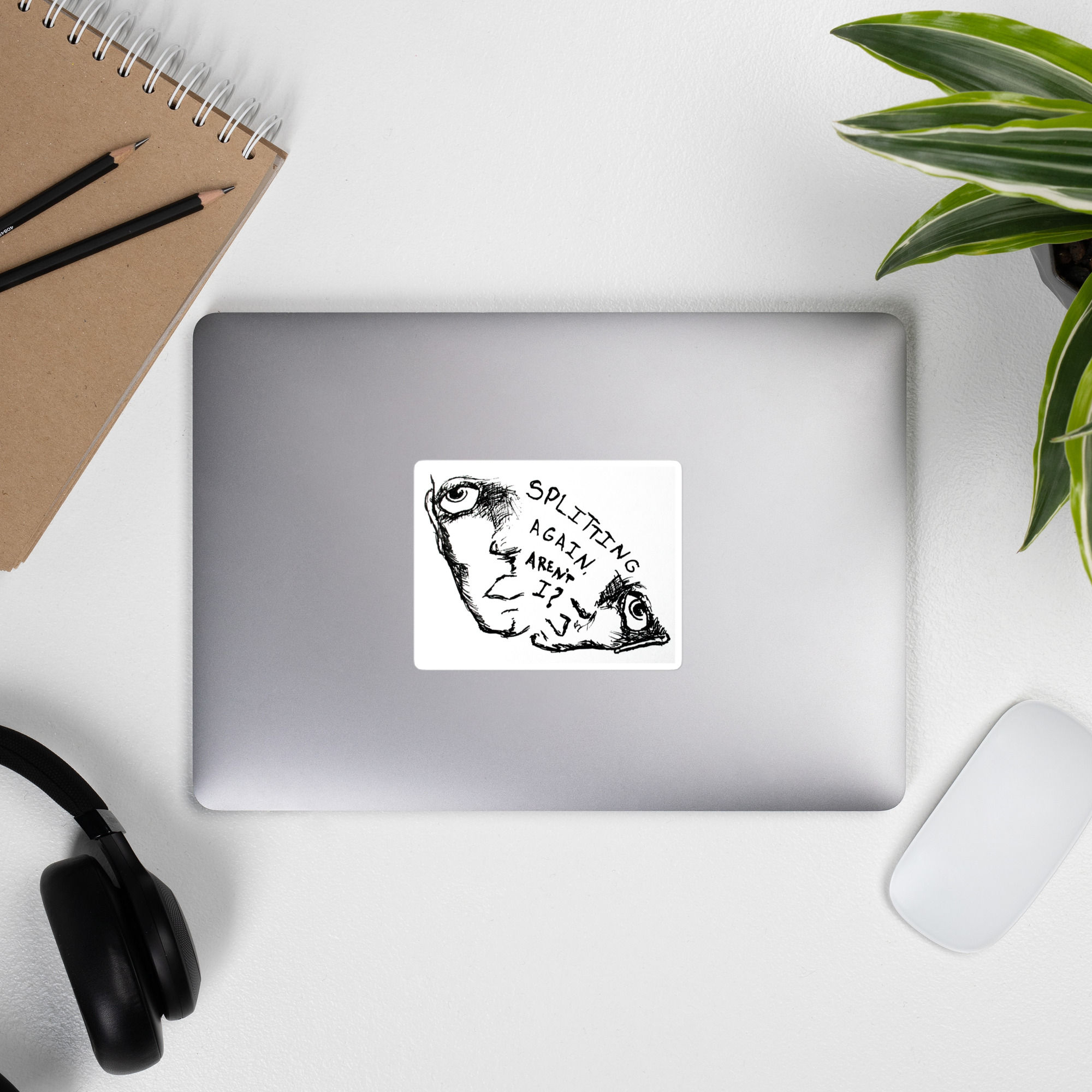 "SplittingAgain" Die-cut Stickers