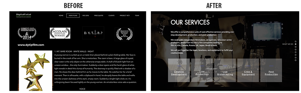 OUR SERVICES PAGE