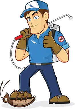 Pest control spraying unwanted bugs