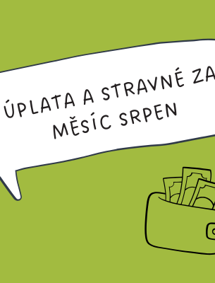 ÚPLATA A STRAVNÉ ZA SRPEN 2026