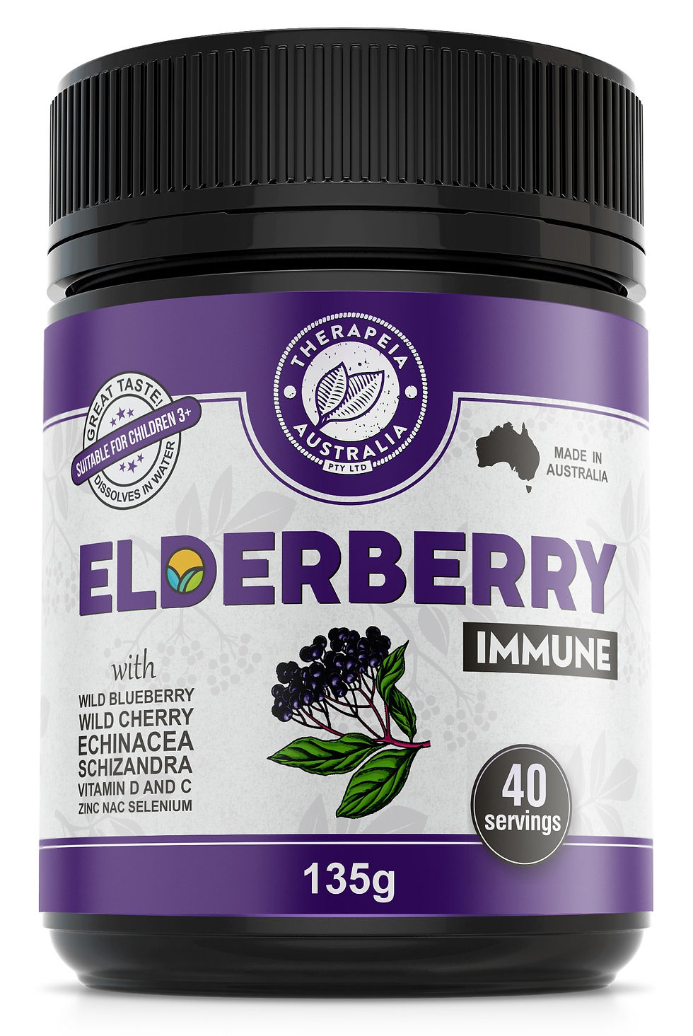 Elderberry Immune 135g Powder