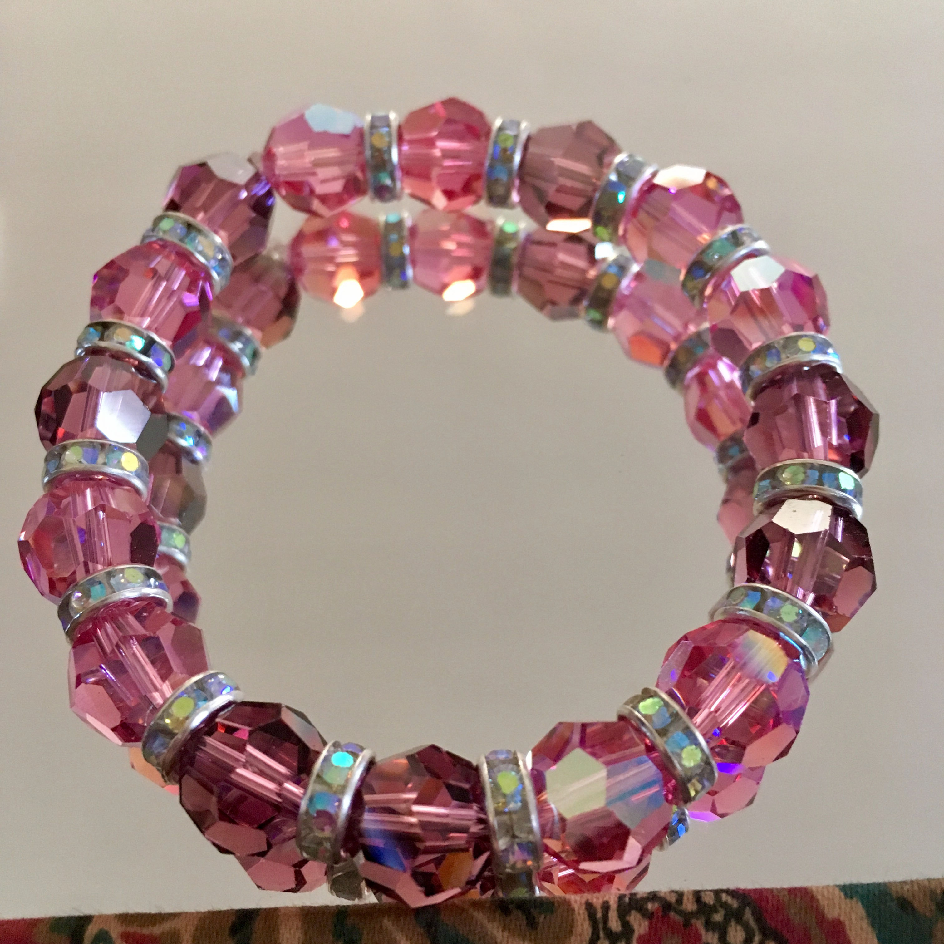 Pretty in Pink Swarovski Bracelet
