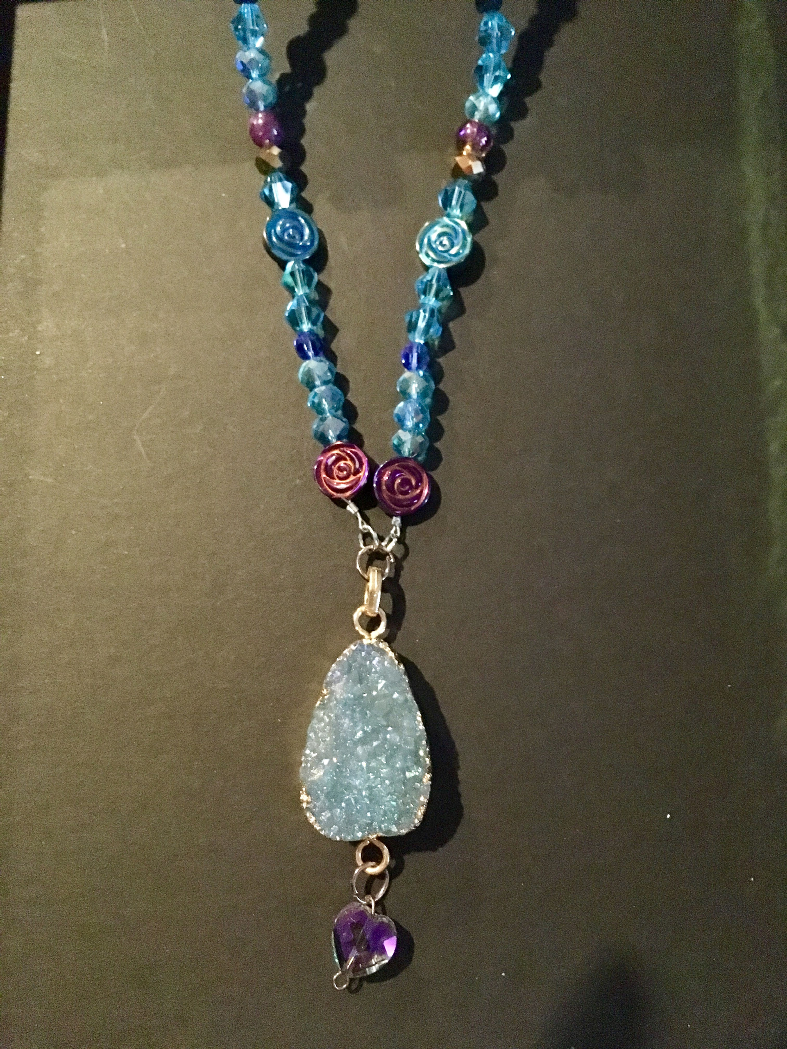 I Am At Harmony With The World Swarovski Necklace