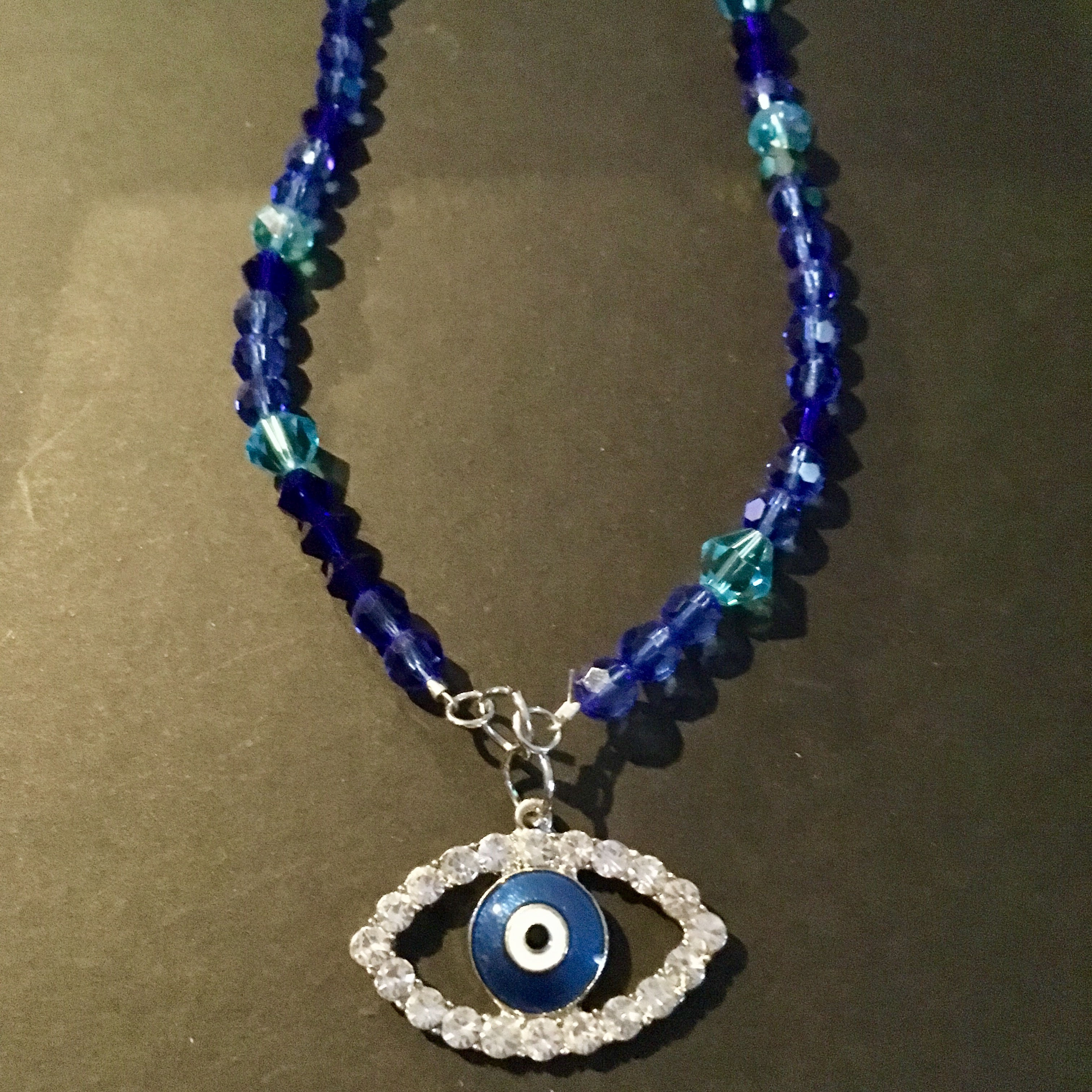 Protective Eye Swarovski Crystal Necklace