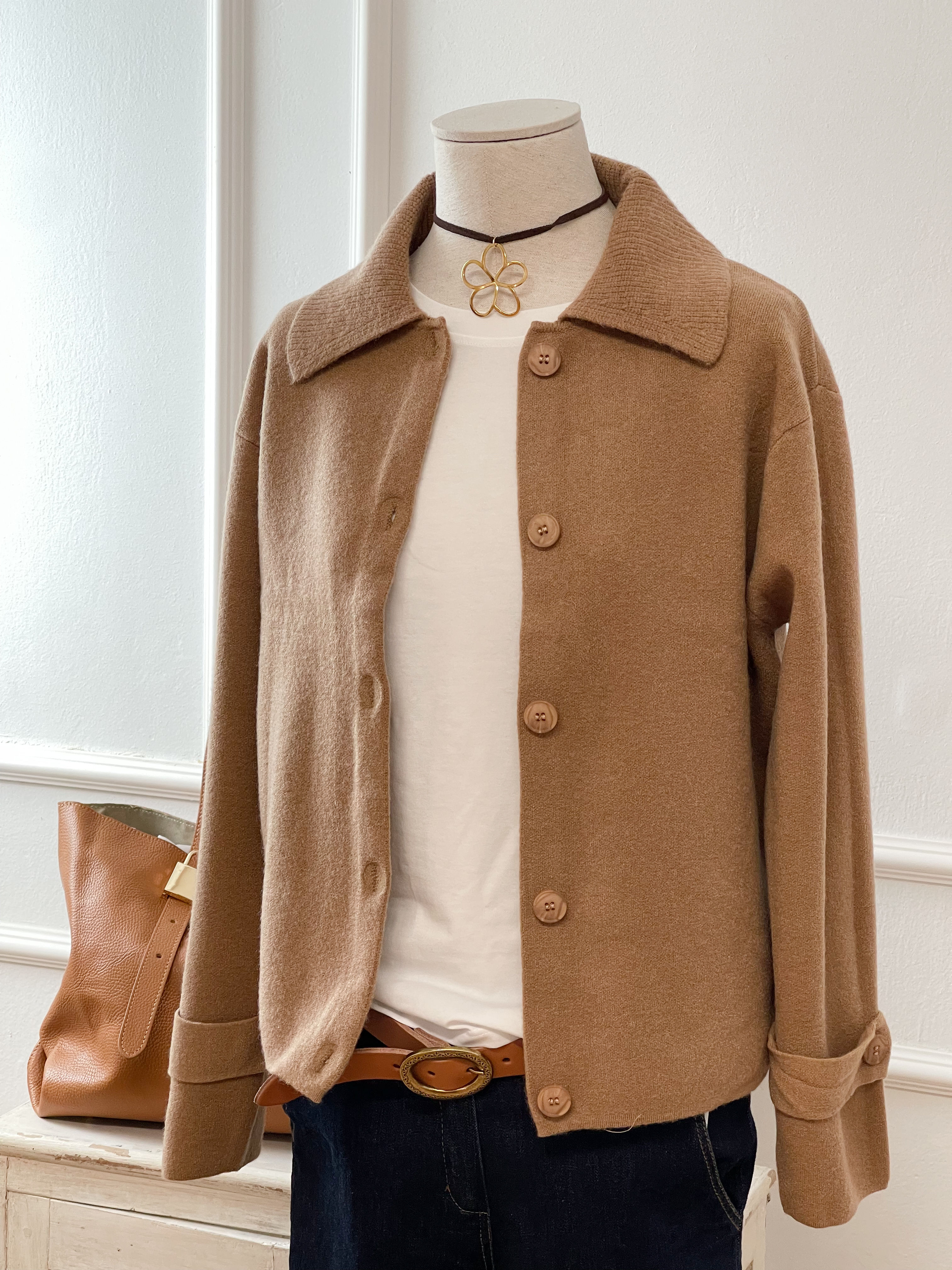 CHAQUETA DAISY CAMEL