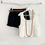 Miniatura: short Cotton negre