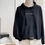 Miniatura: SUDADERA PASSÉ COMPOSÉ NEGRA
