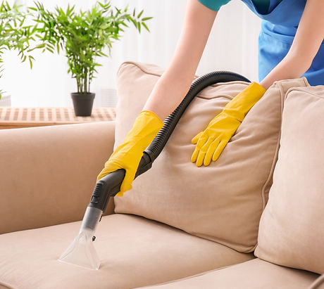 Vacuuming Couch
