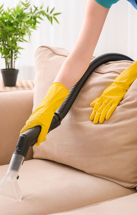 Vacuuming Couch